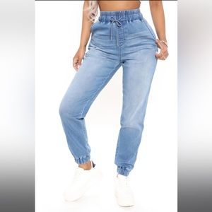 Fashion Nova Denim Joggers